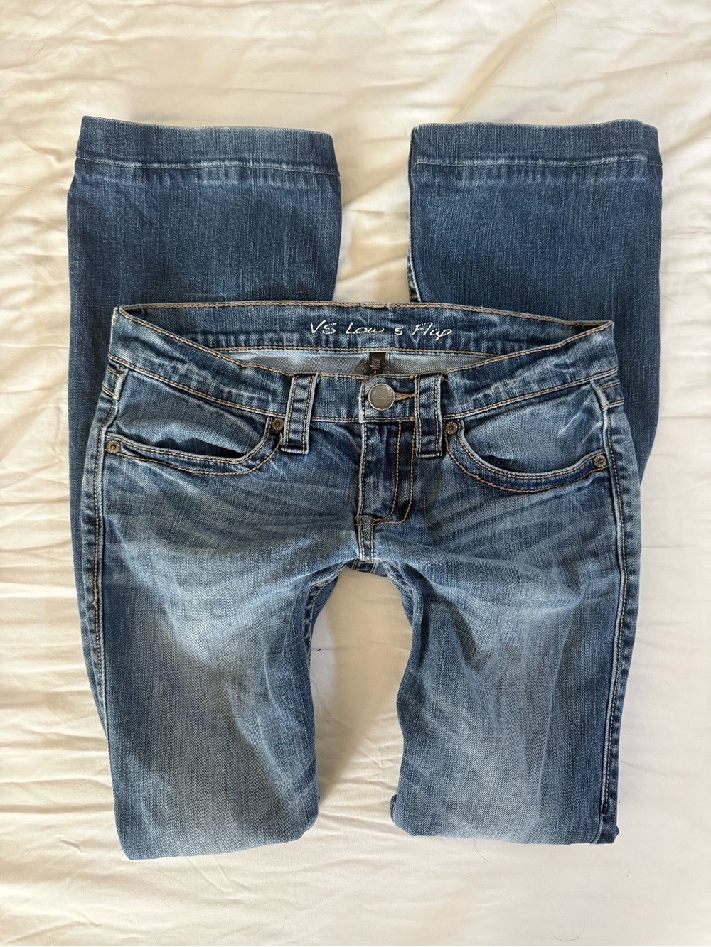 Victoria’s Secret London Jeans Women's low rise bootcut embellished